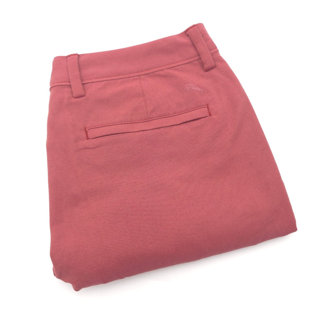 Tommy Bahama Pants Men 32x32 (Fit 32X30) Pastel Red Golf Chino Microfiber Travel